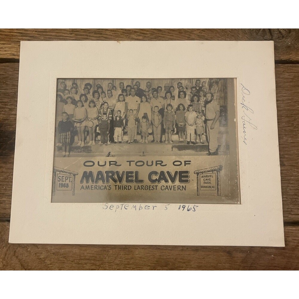 Silver Dollar City Branson, MO - Our Tour of Marvel Cave Vintage 1965 Photograph
